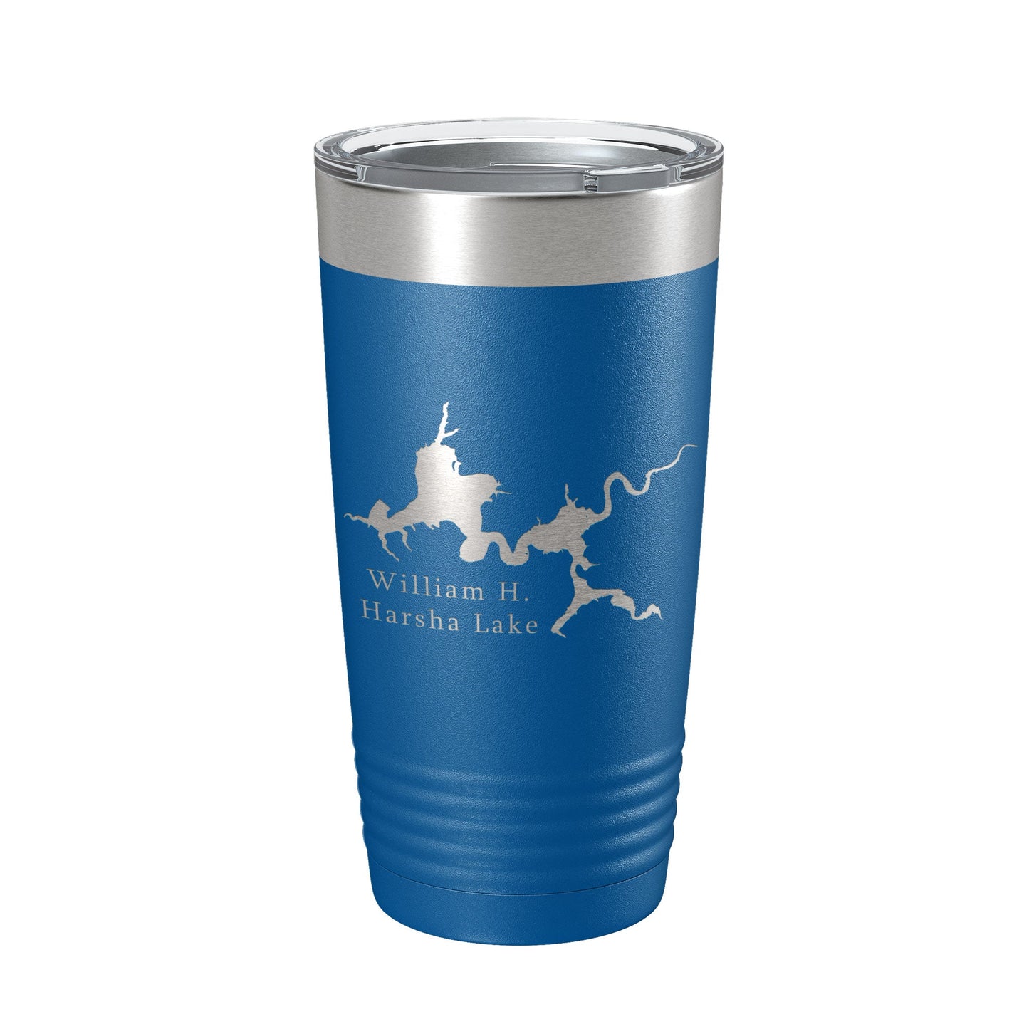 William H. Harsha Lake Map Tumbler Travel Mug Insulated Laser Engraved Coffee Cup Ohio 20 oz-6