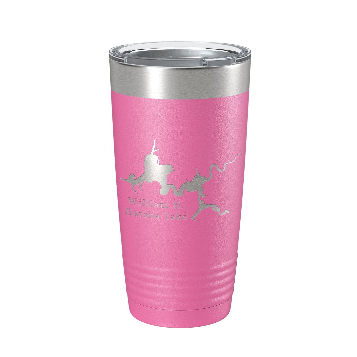 William H. Harsha Lake Map Tumbler Travel Mug Insulated Laser Engraved Coffee Cup Ohio 20 oz-11
