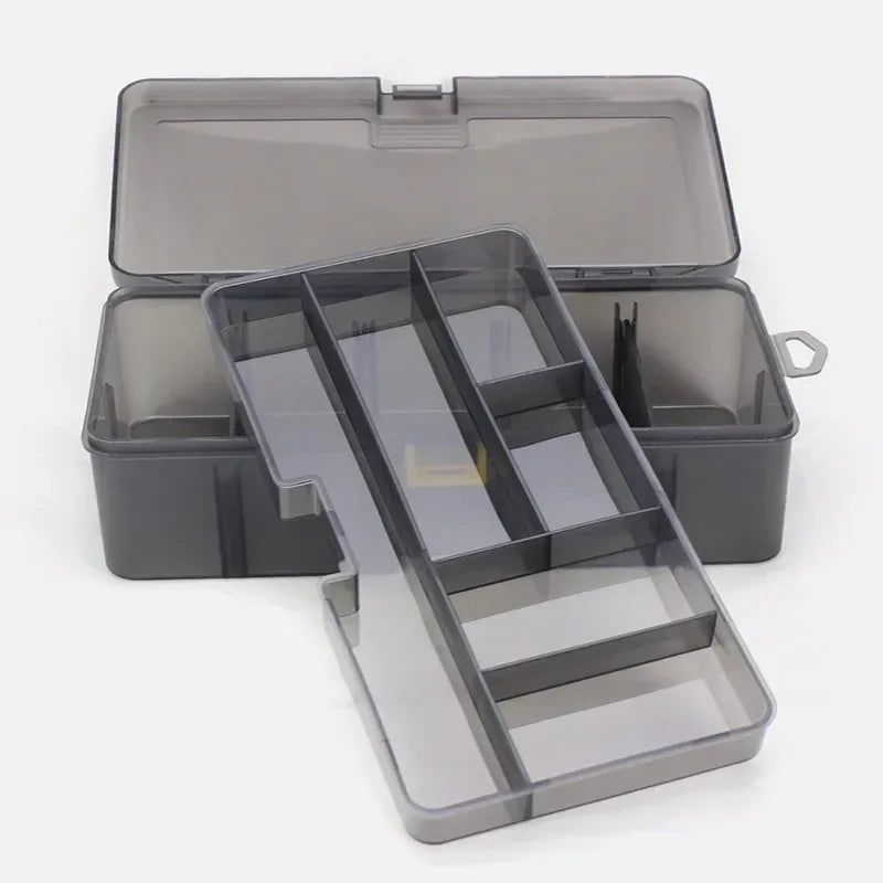 Waterproof Double Layer Fishing Tackle Box-3