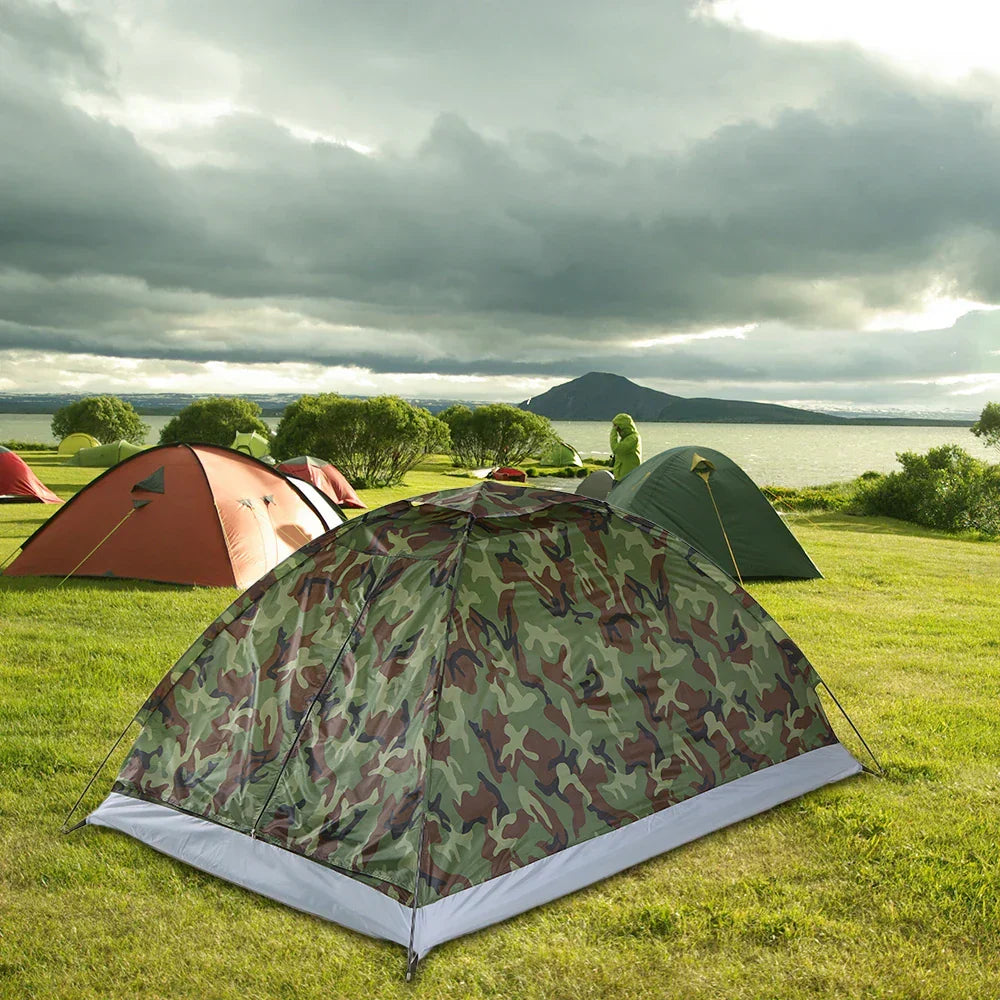 Camping Tent Camouflage Tents for 2 Person-4