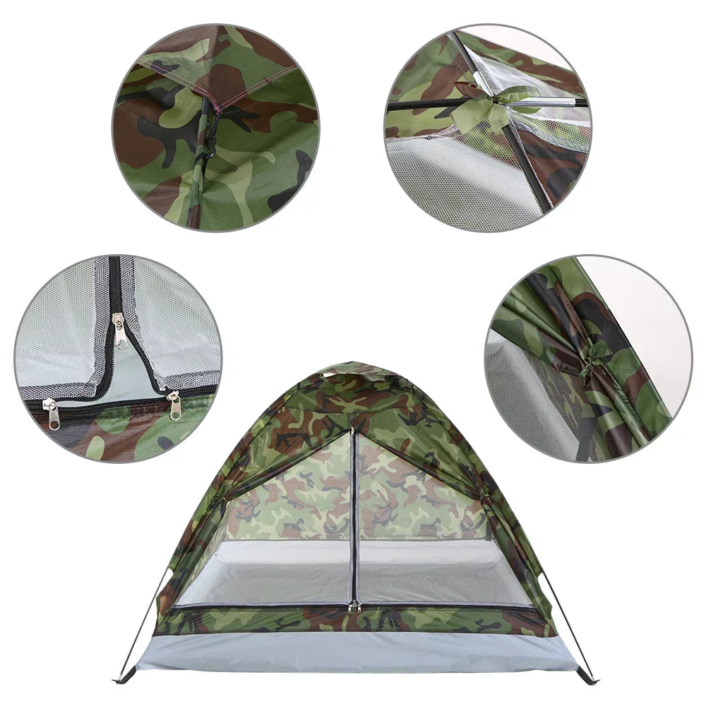 Camping Tent Camouflage Tents for 2 Person-3