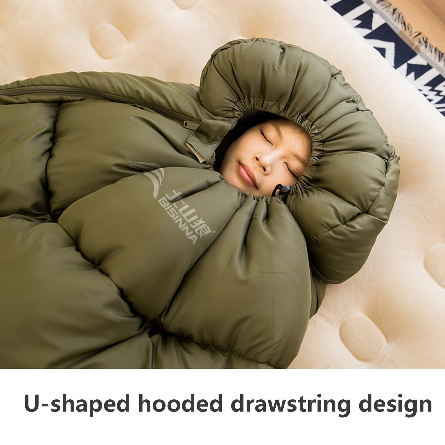 Compact Winter Sleeping Bag for Camping & Hiking-1